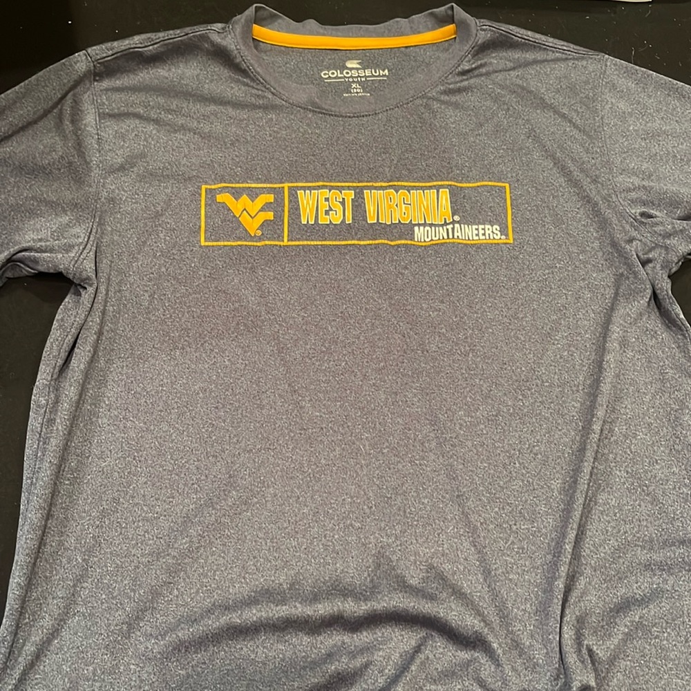 Boys West Virginia stretchy shirt XL youth